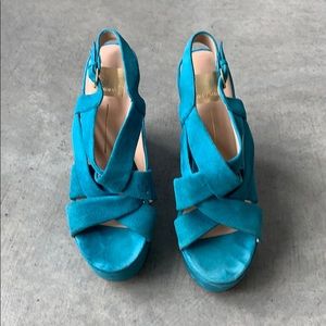 Dolce Vita - Aqua Platforms - Size 8